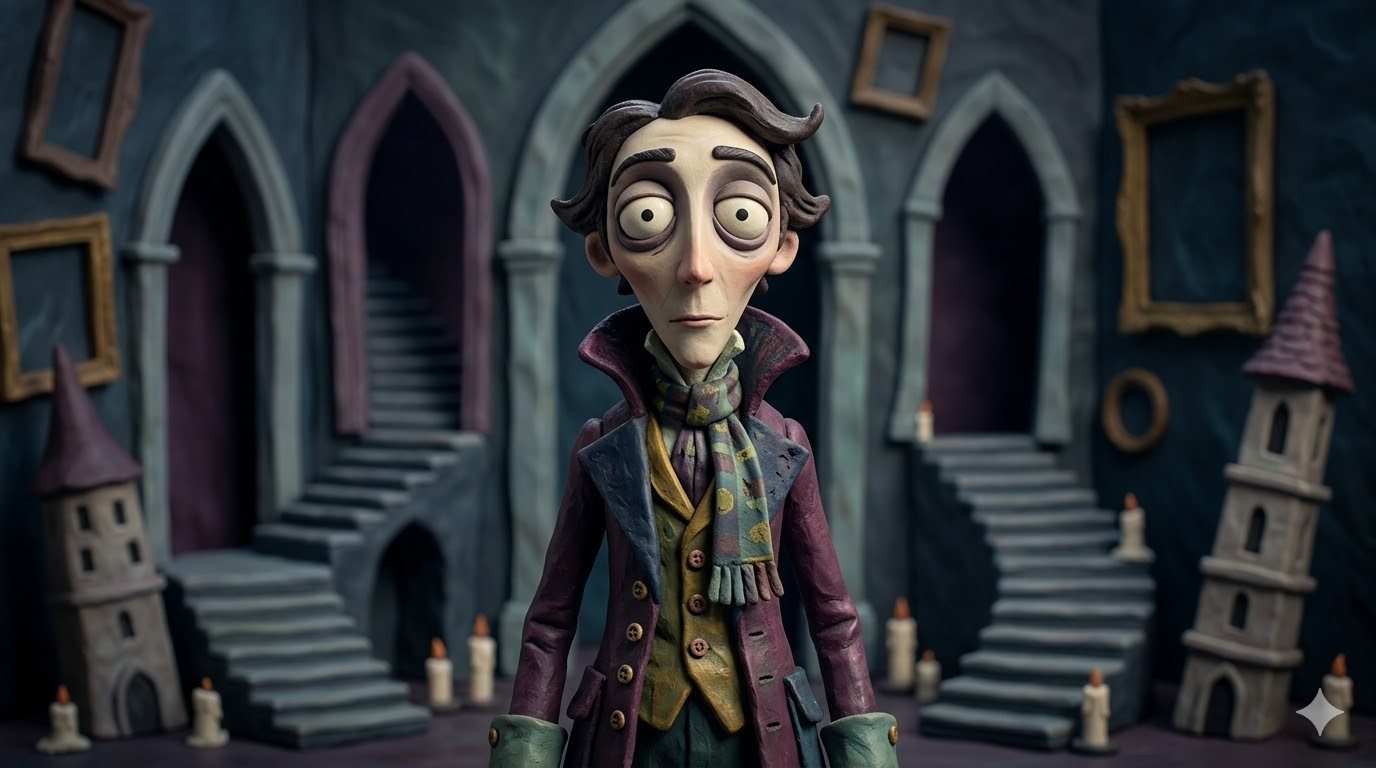 Imagem de personagem estilo gótico